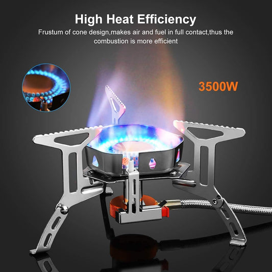 FLYTOP Alpine Camping Stove foldable, Lightweight with Piezo Ignition suitable For Backpacking in Alpine areas