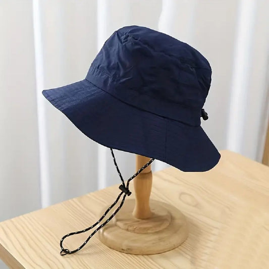 Foldable Fisherman Hat with Carry Pouch, Summer Outdoor Quick-Dry Waterproof Bucket Hat, Unisex UV Protection Boonie Hat Multicolour