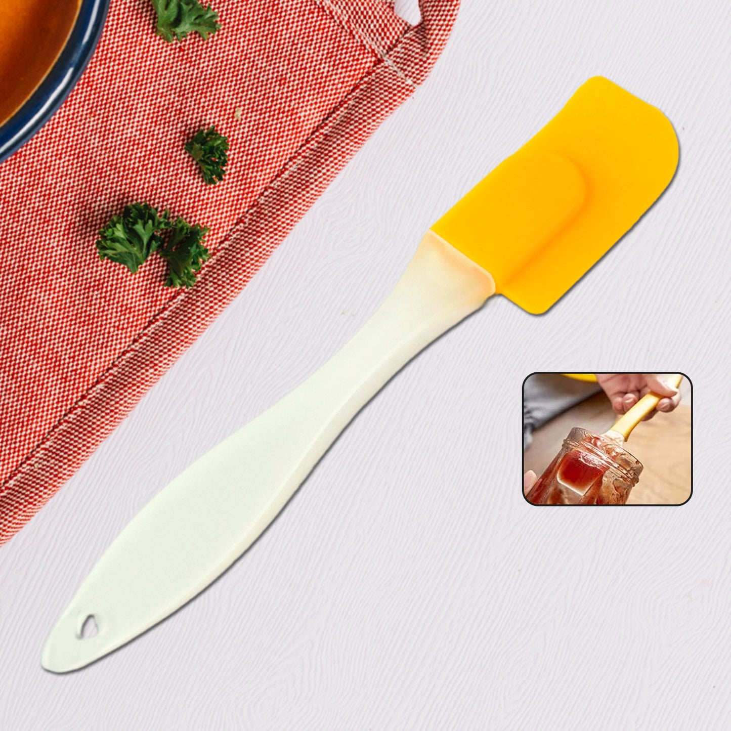 Non-Stick Silicone Cake Mixer & Spatula for Baking