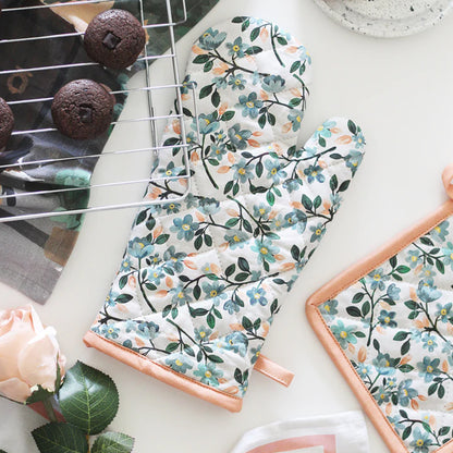 Professional Cotton Oven Mitt & Pot Holder Set