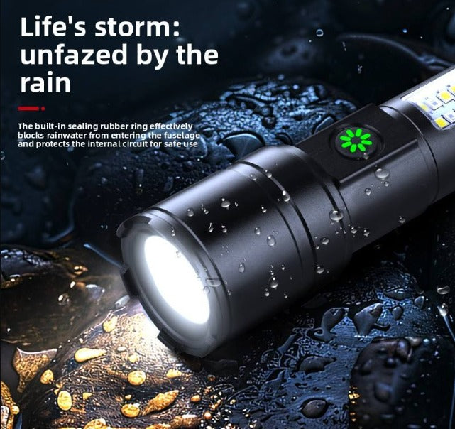 Rock Light RL-M15 Military-Grade Aluminium LED Torch with SOS