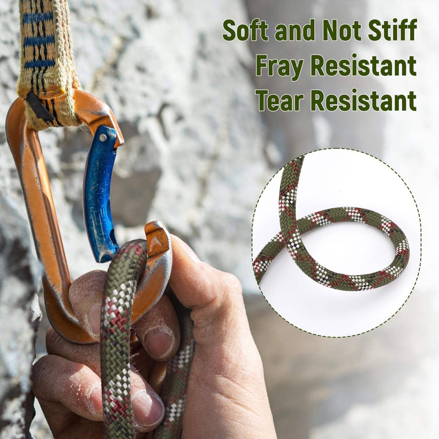 50M High-Strength Professional Safety & Rappelling Rope