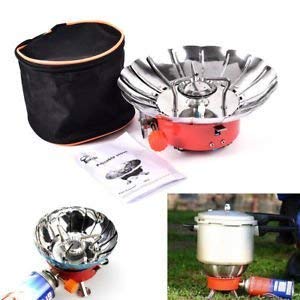 High-Power Portable Lotus Stove with Expandable Wind Shield
