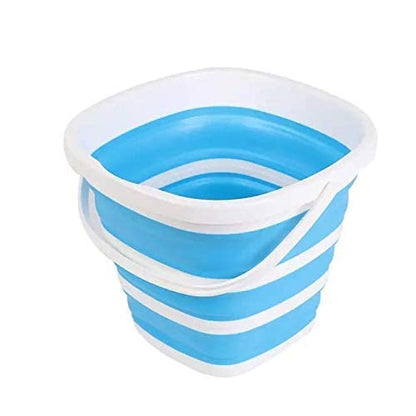 FLYTOP Square Outdoor Collapsible Bucket,Portable Folding Water Container for Kitchen Outdoor Camping Hiking Fishing Office Or Sport
