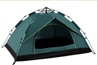 Outdoor Travel Camping Tents 2-3 People Beach Tents Sun Shelter with Window Quick Automatic Opening Foldable Pop Up Tent.