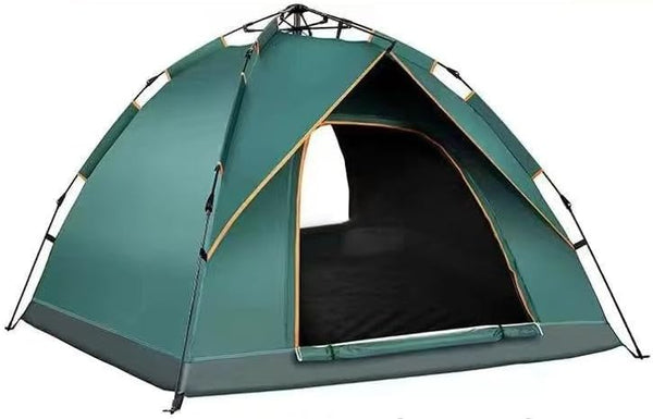 Outdoor Travel Camping Tents 2-3 People Beach Tents Sun Shelter with Window Quick Automatic Opening Foldable Pop Up Tent.