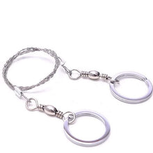 Stainless Steel Wire Saw - Emergency Survival Metal Cable Saw for Cutting Wood, PVC Pipes, and More - Compact Hand Pocket Rope Saw for Camping, Hiking, and Outdoor Adventures