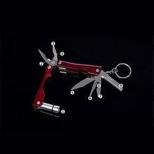 FLYTOP Emergency SOS Survival Kit with Multi-Tool, Wire Saw, Compass, Red Storage Box