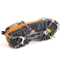 Ice Snow Anti Slip 10 Teeth Spikes Gripper Grip Cleat Shoes Overshoe Crampons.