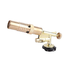FLYTOP Professional Butane Torch Lighter, Adjustable Flame, Gold Metal Finish, Kitchen and BBQ Use