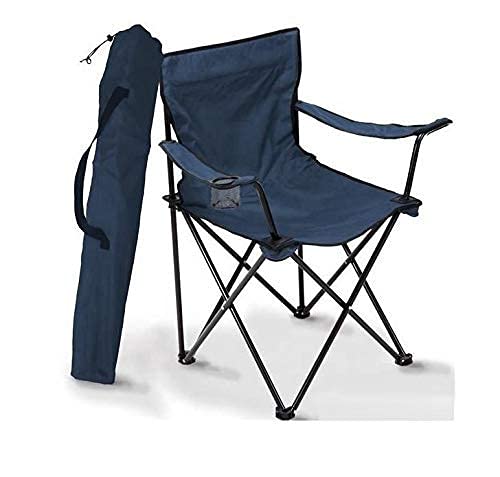 FLYTOP Heavy-Duty Foldable Camping Chair with Cup Holder & Carry Bag