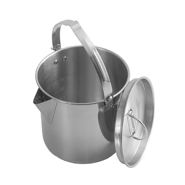 Stainless Steel Hiking Tea Pot Camping Tea Kettle.