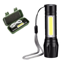 FLYTOP USB Rechargeable LED Mini Hand Torch Flash Light