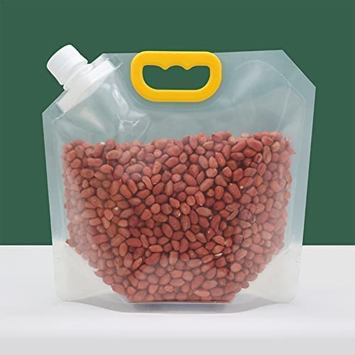 FLYTOP Grain Moisture-Proof Sealed Bag |Stand-Up Food Storage Pouches | Reusable Grain Storage Bags with Portable Handle