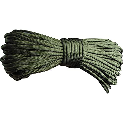 Durable Polyester Nylon Parachute Cord 100 Feet 7 Strands 4mm Braided Tent Rope 550 Paracord Rope 31 meter and 16 meter bundle
