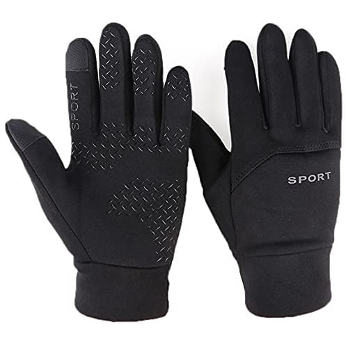 FLYTOP Winter Gloves, Touchscreen Compatible, Anti-Slip Grip, Thermal Fleece Lined