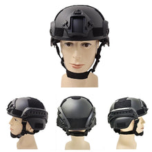 Training Helmet, Army -Style MICH Design with Rail System,