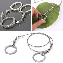 Stainless Steel Wire Saw - Emergency Survival Metal Cable Saw for Cutting Wood, PVC Pipes, and More - Compact Hand Pocket Rope Saw for Camping, Hiking, and Outdoor Adventures