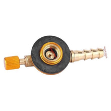 FLYTOP New Gas Stove Valve Flat Cylinder Gas Control Safe Switch Gas Stoves Valve Adapter Connector for Camping Hiking Picnic Red.