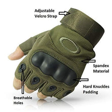 Tactical Gloves for Men and Women, Summer Half Finger Outdoor Work Gloves for Sports Motorcycle Cycling Tactical Training Hiking Camping Climbing
