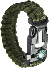 FLYTOP Survival Paracord Bracelet - Cord 12 Ft (144 Inch) - Tactical Emergency Rope With Compass Whistle For Unisex Adult