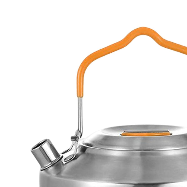 Camping Kettle Teapot Cookware with Handle Outdoor Tea Coffee Pot for Hiking Argent | Sporting Goods | Outdoor Sports | Camping & Hiking | Camping Cooking Supplies | Camping Cookware.