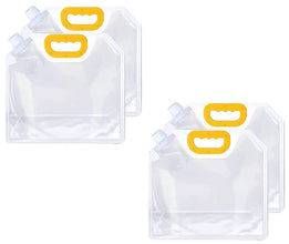 FLYTOP Collapsible Emergency Water Jug Container Bag, Freezable, BPA Free Plastic Water Carrier Tank, Outdoor Folding Water Bag for Sport Camping Riding Mountaineer(10 Liters).