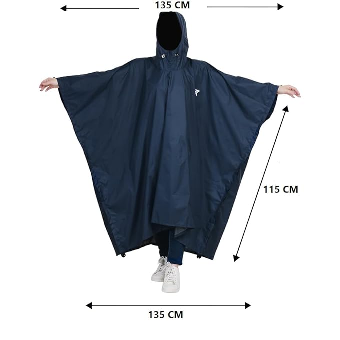 FLYTOP Lightweight Waterproof RAIN Poncho multicolor