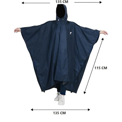 FLYTOP Lightweight Waterproof RAIN Poncho multicolor