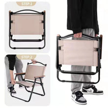 Alloy Steel Portable Foldable Chair Outdoor Furniture Compact Chair Aluminum With Armrests For Travel Camping,Fishing Picnic,Ultralight Low Beach Concert Camping Folding Chair