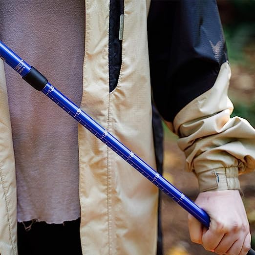 FLYTOP Walking Stick, Walking Pole, Telescopic Comfortable Strong Adjustable for Camping Outdoor Trekking Poles.