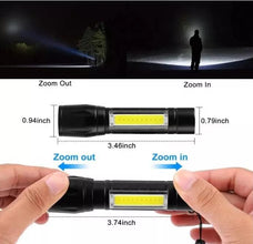 FLYTOP USB Rechargeable LED Mini Hand Torch Flash Light