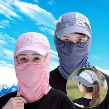 Quick-Dry Sun Protection Hat with Face Mask - Breathable, UV-Blocking Wide Brim for Fishing, Hiking & Outdoor Adventures - Adjustable, Lightweight & Foldable,Camping Accessories Multicolour