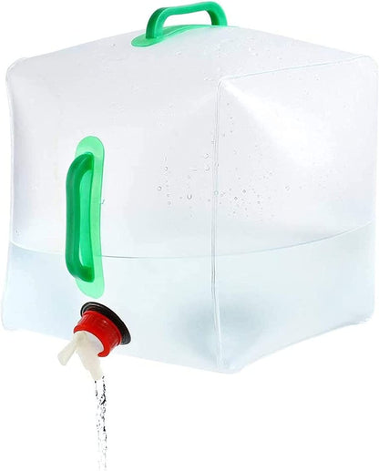 FLYTOP Collapsible Emergency Water Jug Container Bag, Freezable, BPA Free Plastic Water Carrier Tank, Outdoor Folding Water Bag for Sport Camping Riding Mountaineer