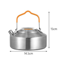 Camping Kettle Teapot Cookware with Handle Outdoor Tea Coffee Pot for Hiking Argent | Sporting Goods | Outdoor Sports | Camping & Hiking | Camping Cooking Supplies | Camping Cookware.