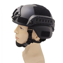 Training Helmet, Army -Style MICH Design with Rail System,