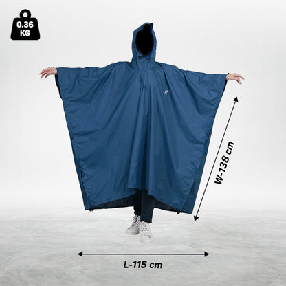 FLYTOP Lightweight Waterproof RAIN Poncho multicolor