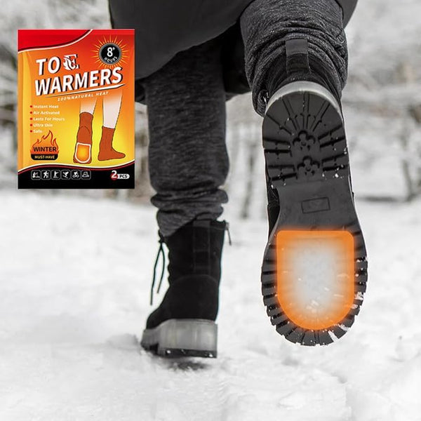 Toe Warmers, 8-Hour Natural Heat, Air Activated, Ultra-Thin, 1-Pack, Winter Sports Essential