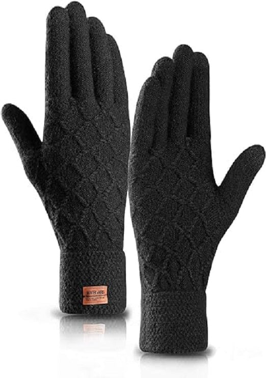 FLYTOP Winter Gloves Warm Stretchy Soft Breathable Non-Slip Fashion Texting Gloves Touchscreen Gloves