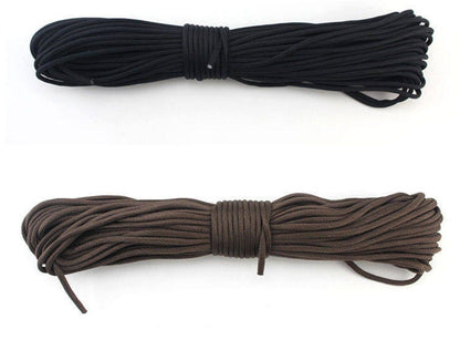 Durable Polyester Nylon Parachute Cord 100 Feet 7 Strands 4mm Braided Tent Rope 550 Paracord Rope 31 meter and 16 meter bundle
