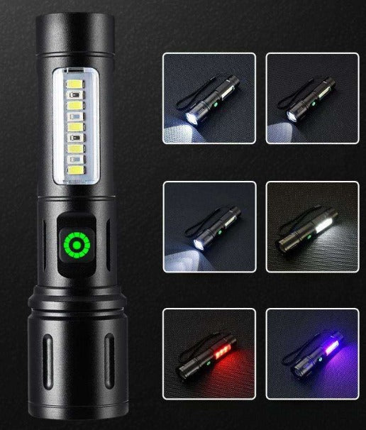 Rock Light RL-M15 Military-Grade Aluminium LED Torch with SOS