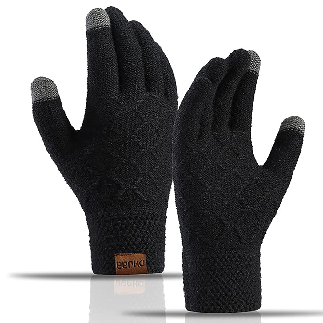 FLYTOP Winter Gloves Warm Stretchy Soft Breathable Non-Slip Fashion Texting Gloves Touchscreen Gloves