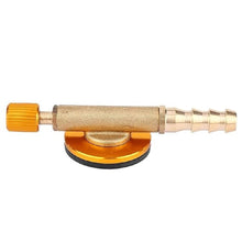 FLYTOP New Gas Stove Valve Flat Cylinder Gas Control Safe Switch Gas Stoves Valve Adapter Connector for Camping Hiking Picnic Red.