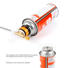 FLYTOP New Gas Stove Valve Flat Cylinder Gas Control Safe Switch Gas Stoves Valve Adapter Connector for Camping Hiking Picnic Red.