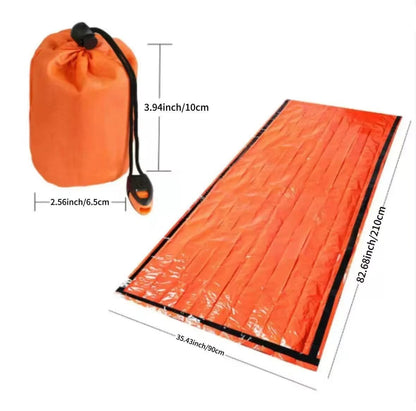 FLYTOP Outdoor Emergency Sleeping Bag Lightweight Survival  Sleeping Bag Waterproof Warm Sleeping Bag