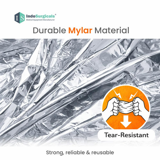 FLYTOP Emergency Thermal Blanket | Premium Mylar Foil Space Blanket for Survival, Travel & Extreme Cold Protection