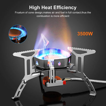 FLYTOP Alpine Camping Stove foldable, Lightweight with Piezo Ignition suitable For Backpacking in Alpine areas