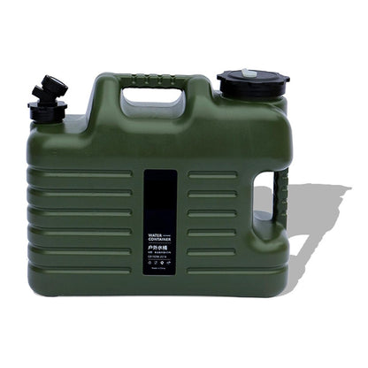 FLYTOP Water Storage Tank with Faucet Water Container for Picnic Hiking Green 18.5 LTR