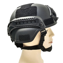 Training Helmet, Army -Style MICH Design with Rail System,