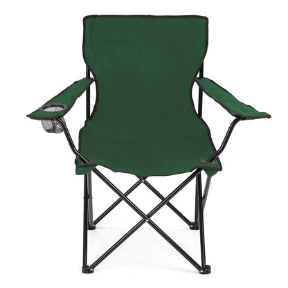 FLYTOP Heavy-Duty Foldable Camping Chair with Cup Holder & Carry Bag